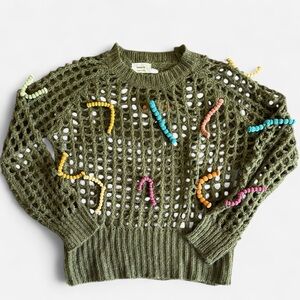 Open Knit Sweater by Korean brand Awesome